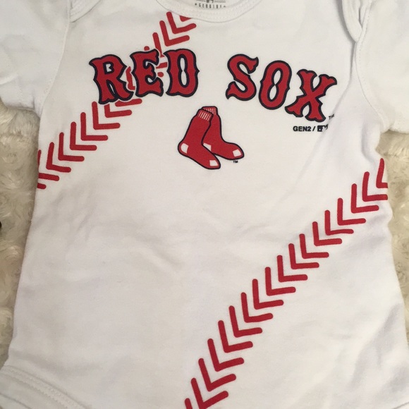 Red Sox Genuine Merchandise Onesie - Picture 3 of 7